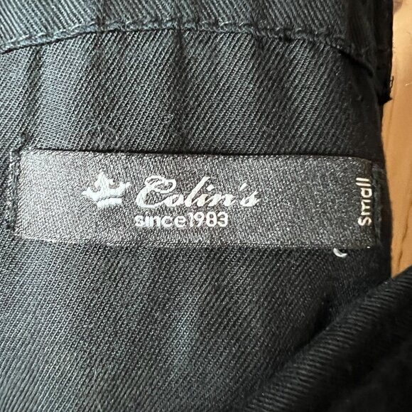 Black‎ Romper Jumpsuit Adjustable Straps Drawstring Waist Zip Pocket Size Small - Picture 4 of 5